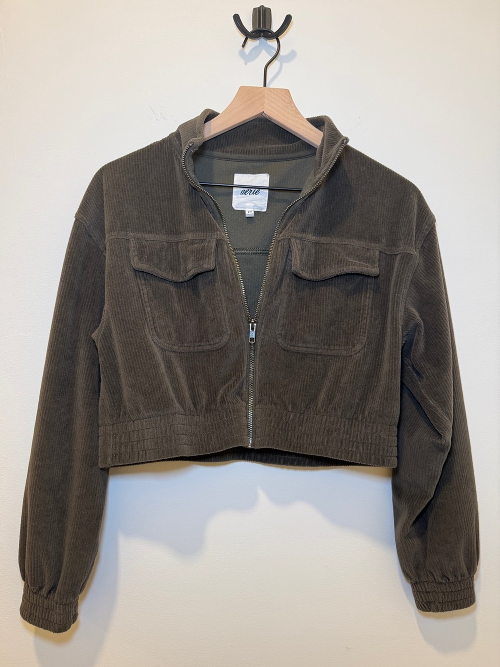 aerie Cropped Corduroy Jacket